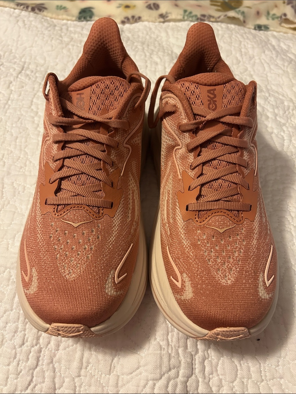 NWOB Hoka Women's Blush Rose Latte Running Sneakers